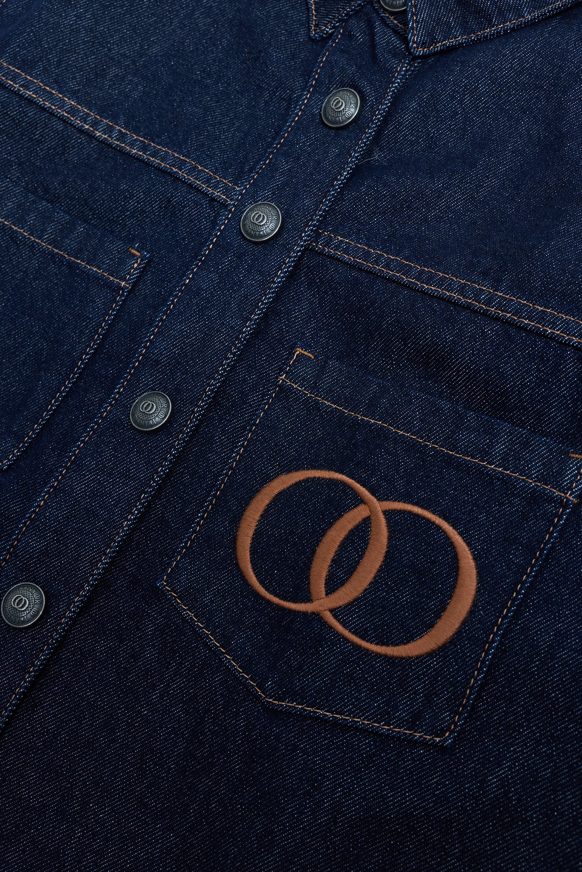 Koyu Lacivert Denim Gömlek