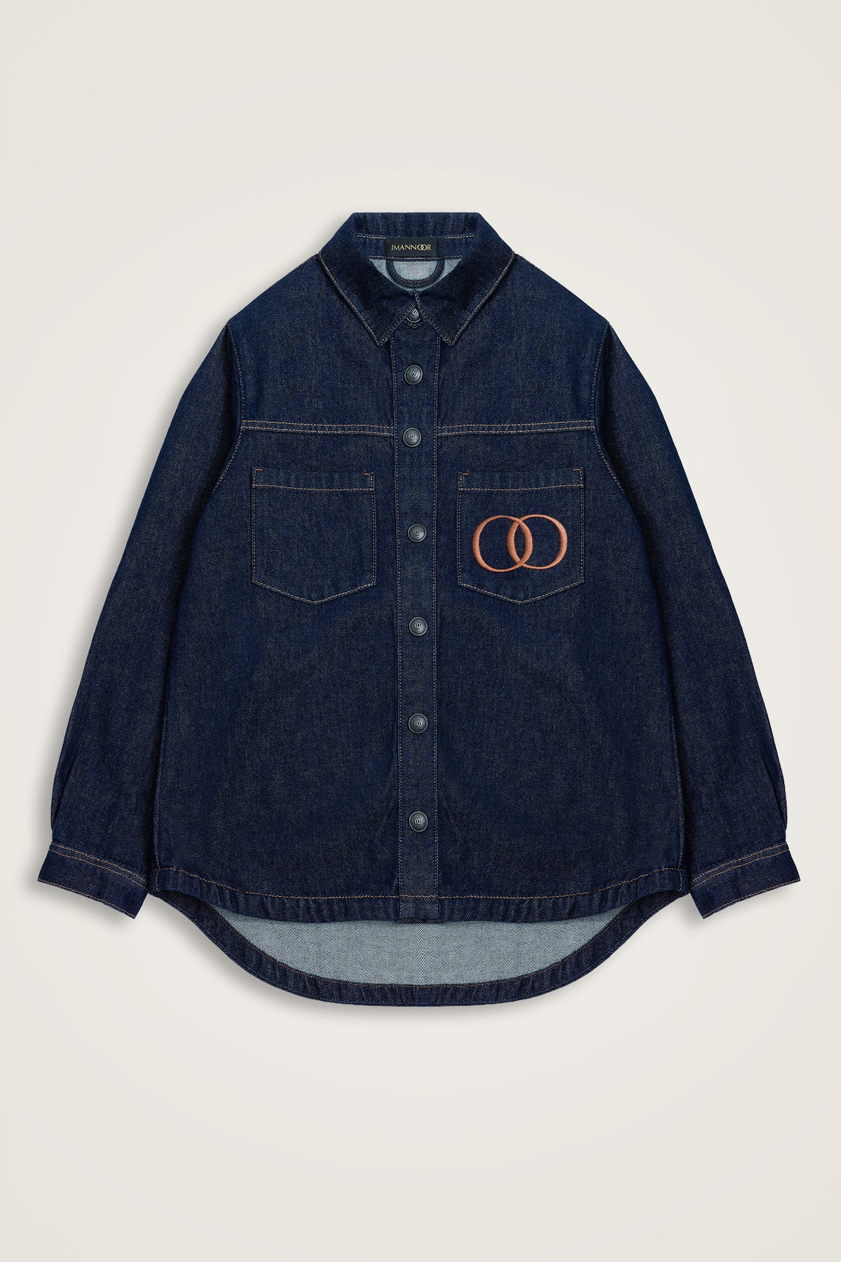 Koyu Lacivert Denim Gömlek