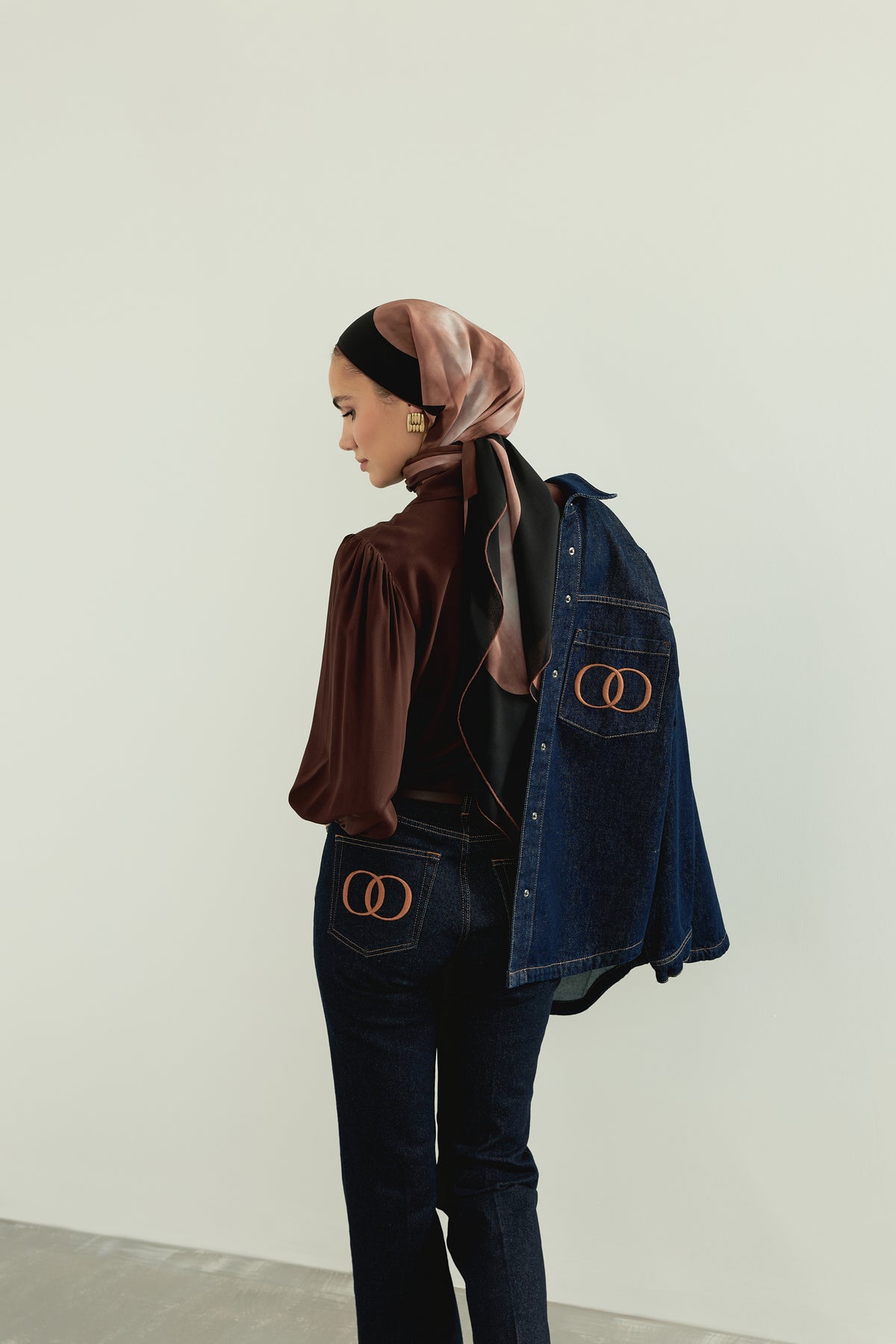 Koyu Lacivert Denim Gömlek