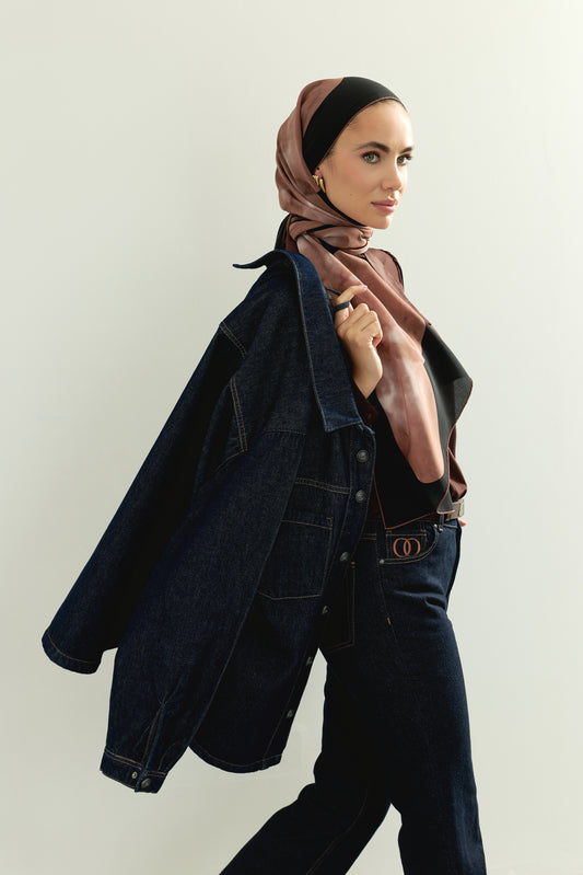Koyu Lacivert Denim Gömlek
