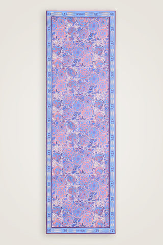 Potpori Pembe Krep İpek Şal 70x210