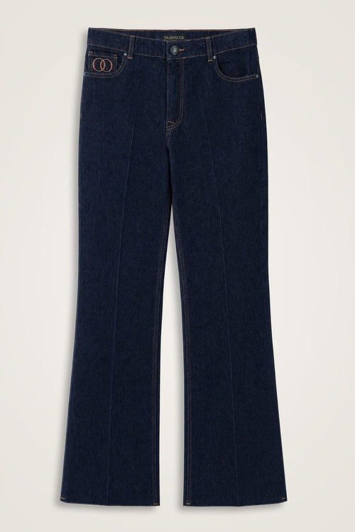 Koyu Lacivert Denim Pantolon