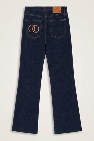 Koyu Lacivert Denim Pantolon
