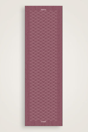 Petek Bordo Pamuk İpek Vual Şal 64x195