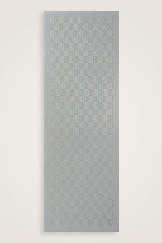 Dama Desen Gri (Silvermoon) Naia Pamuk Şal 70x200