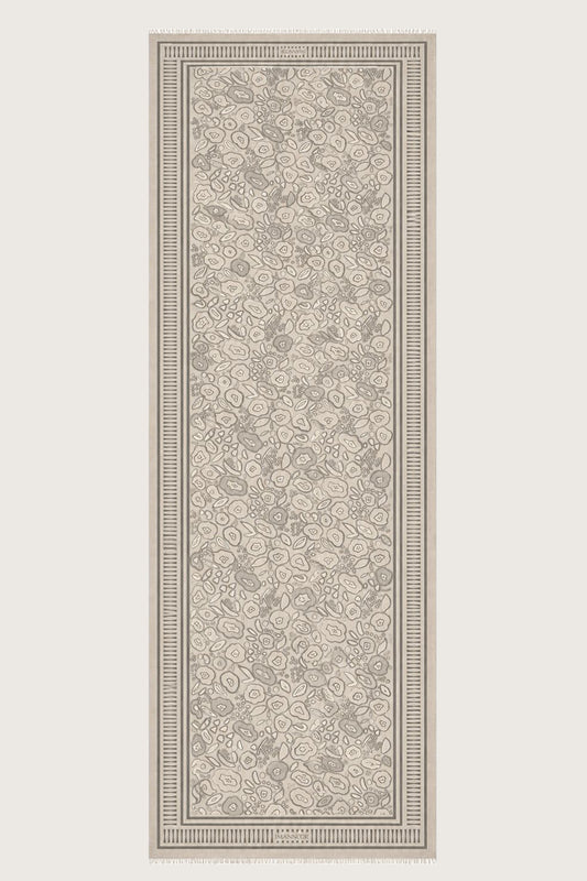 Jaguar Desenli Koyu Gri Jakarlı İpek Şal 70x210
