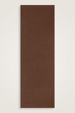 Iman Square Naia Cotton Shawl L.Brown