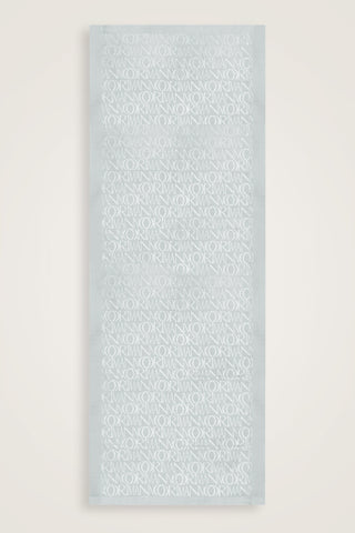 Monogram İmza Gümüş Shiny Jakar Şal 70x200