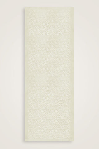 Monogram İmza Kemik Shiny Jakar Şal 70x200