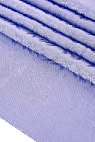 Monogram İmza Lavanta Shiny Jakar Şal 70x200
