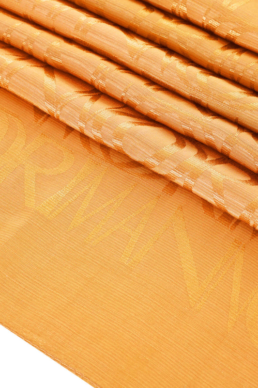 Monogram İmza Safran Shiny Jakar Şal 70x200