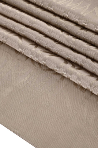 Monogram İmza Taş Rengi Shiny Jakar Şal 70x200