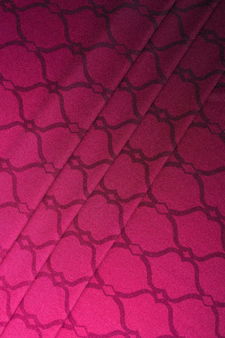 Kafes Bordo Degrade Supreme Şal 70x165