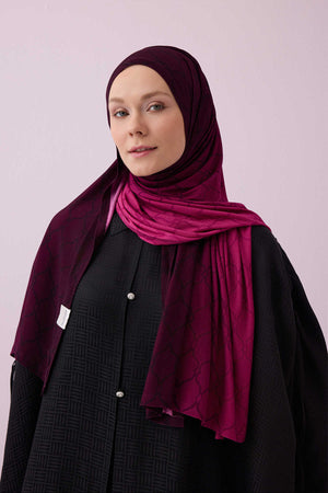 Cage Burgundy Gradient Supreme Shawl
