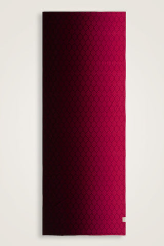 Kafes Bordo Degrade Supreme Şal 70x165