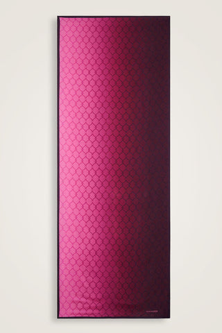 Kafes Degrade Pembe Floş Viskon Şal  70x210