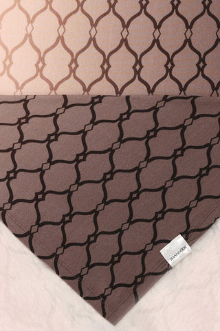 Kafes Gri Degrade Supreme Şal 70x175