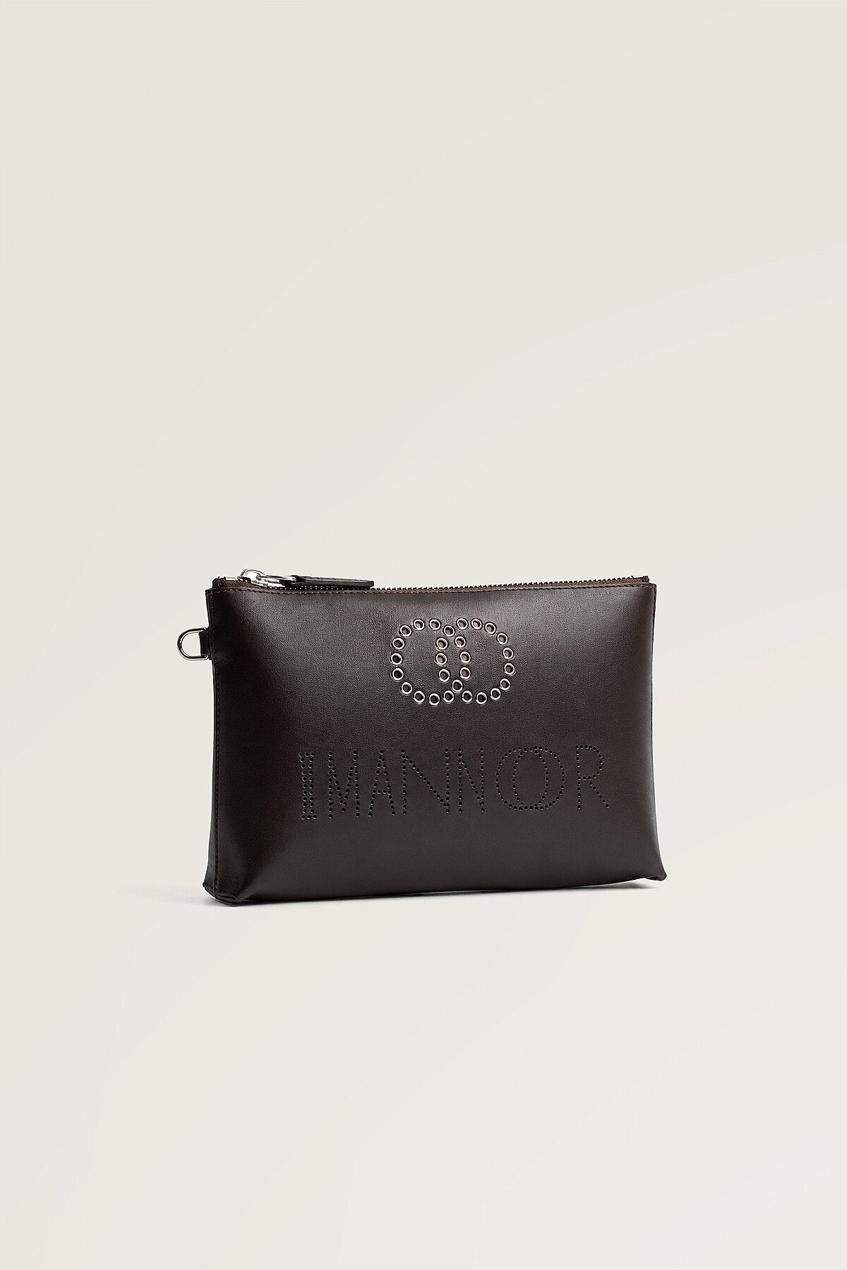 Kapsül Monogram Kahverengi Kol Çantası