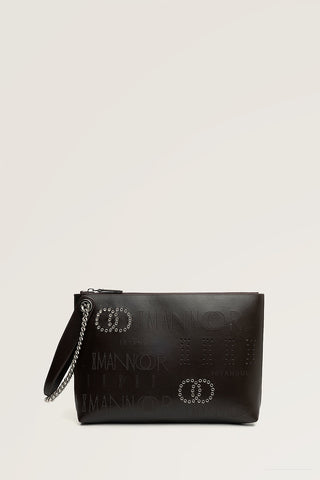 Kapsül Monogram Kahverengi Portföy Çanta