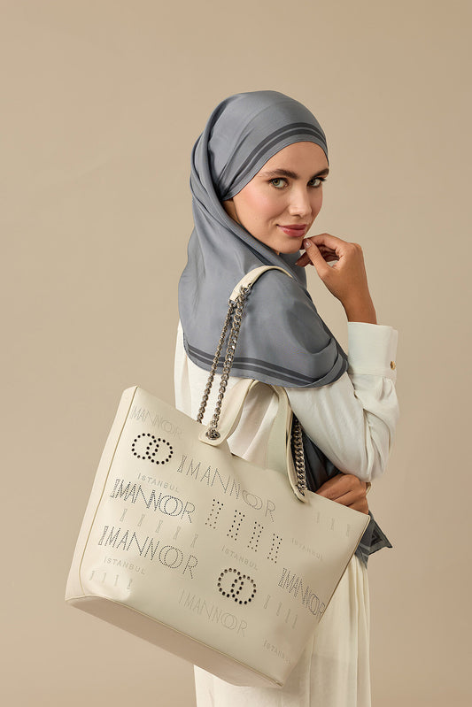 Kapsül Monogram Kemik Kol Çantası