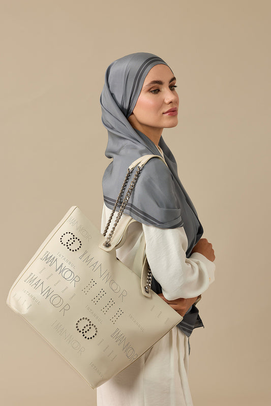 Kapsül Monogram Kemik Kol Çantası