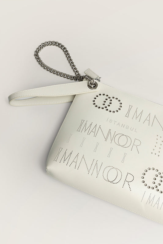 Kapsül Monogram Kemik Portföy Çanta