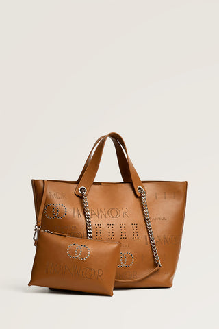 Kapsül Monogram Taba Kol Çantası