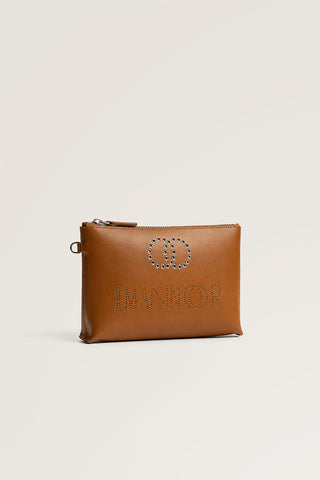Kapsül Monogram Taba Kol Çantası