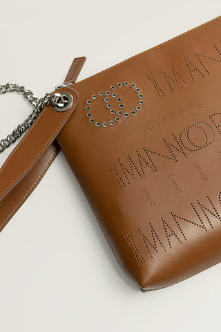 Kapsül Monogram Taba Portföy Çanta