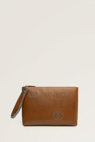 Kapsül Monogram Taba Portföy Çanta