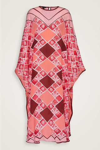 Karanfil Kutusu Bordo İpek Kaftan