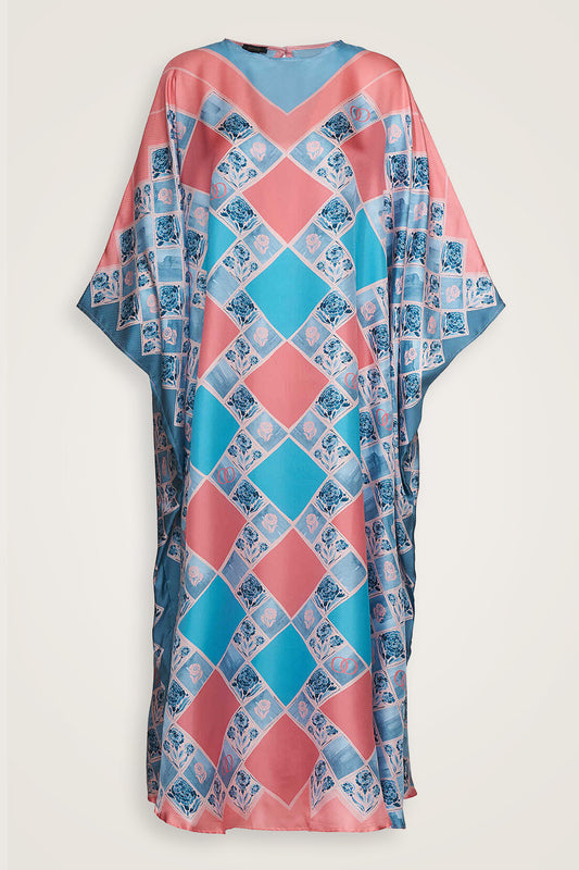 Karanfil Kutusu Pembe İpek Kaftan