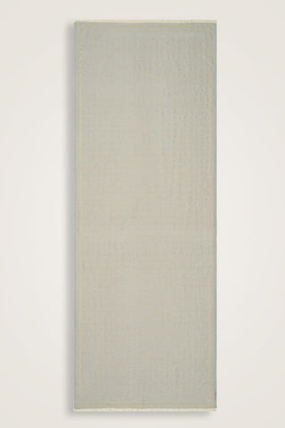 Karanfil Monogram Gri İpek Şal 70x200