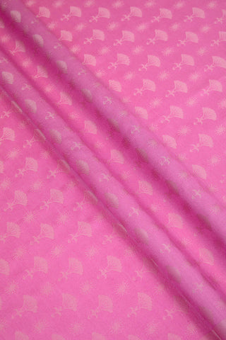 Karanfil Monogram Pembe İpek Şal 68x200