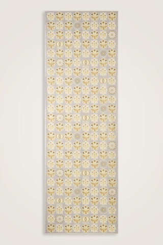 Kır Çiçeği Sarı Pamuk İpek Şal 70x210