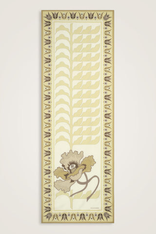Kufi Arpa Floş Pamuk Şal 70x210
