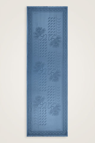 Kufi Denim Modal İpek Şal 70x200