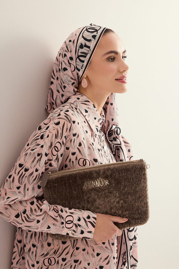 Fur Mink Clutch Bag