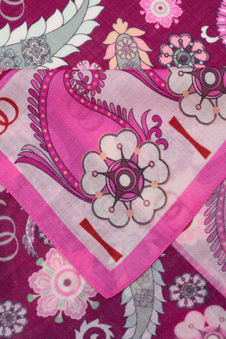 Lahor Pembe Yün Şal 70x210
