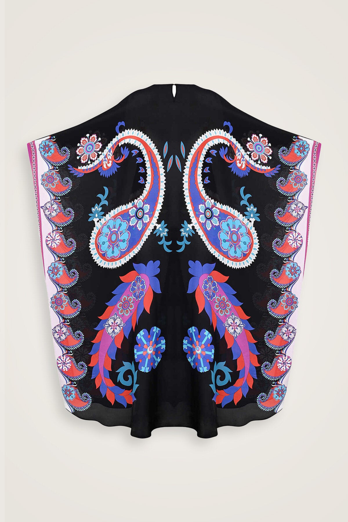 Lahor Siyah İpek Kaftan