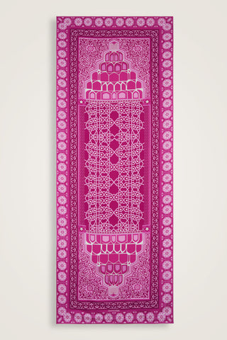 Mihrab Mor Pamuk İpek Şal 80x210