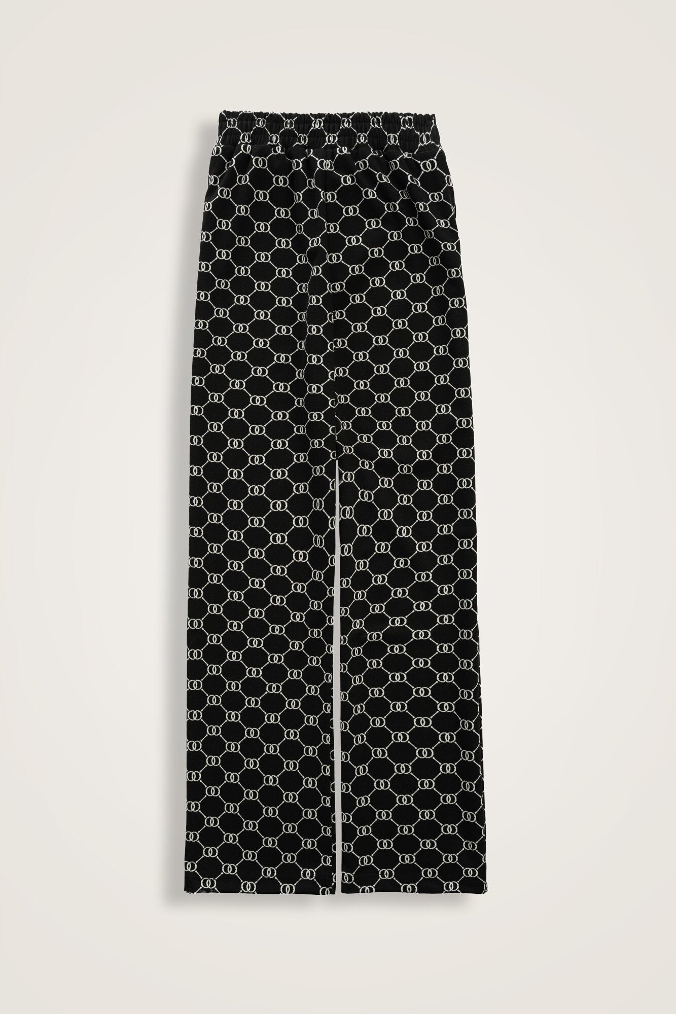 Monogram Siyah Triko Eşofman Altı