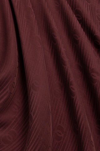 Nehir Logo Bordo Naia Air Jakar Şal 70x210