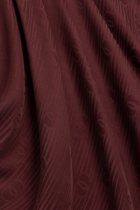 Nehir Logo Bordo Naia Air Jakar Şal 70x210