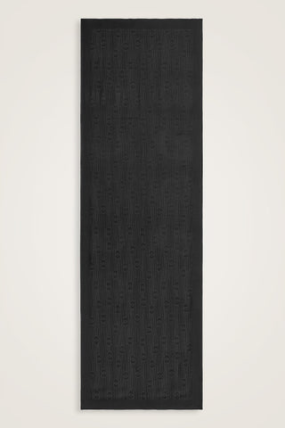Nehir Logo Siyah Naia Air Jakar Şal 70x210