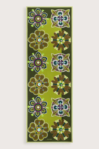 Nilüfer Yeşil Floş Viskon Şal 70x210