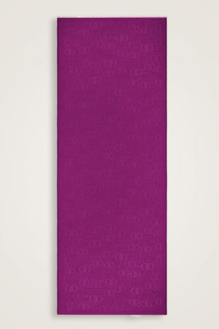 Noor Mor Jakarlı İpek Şal 70x200