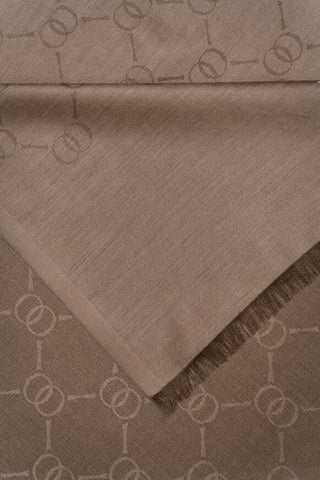 Noor Petek Vizon Jakarlı İpek Şal 70x200