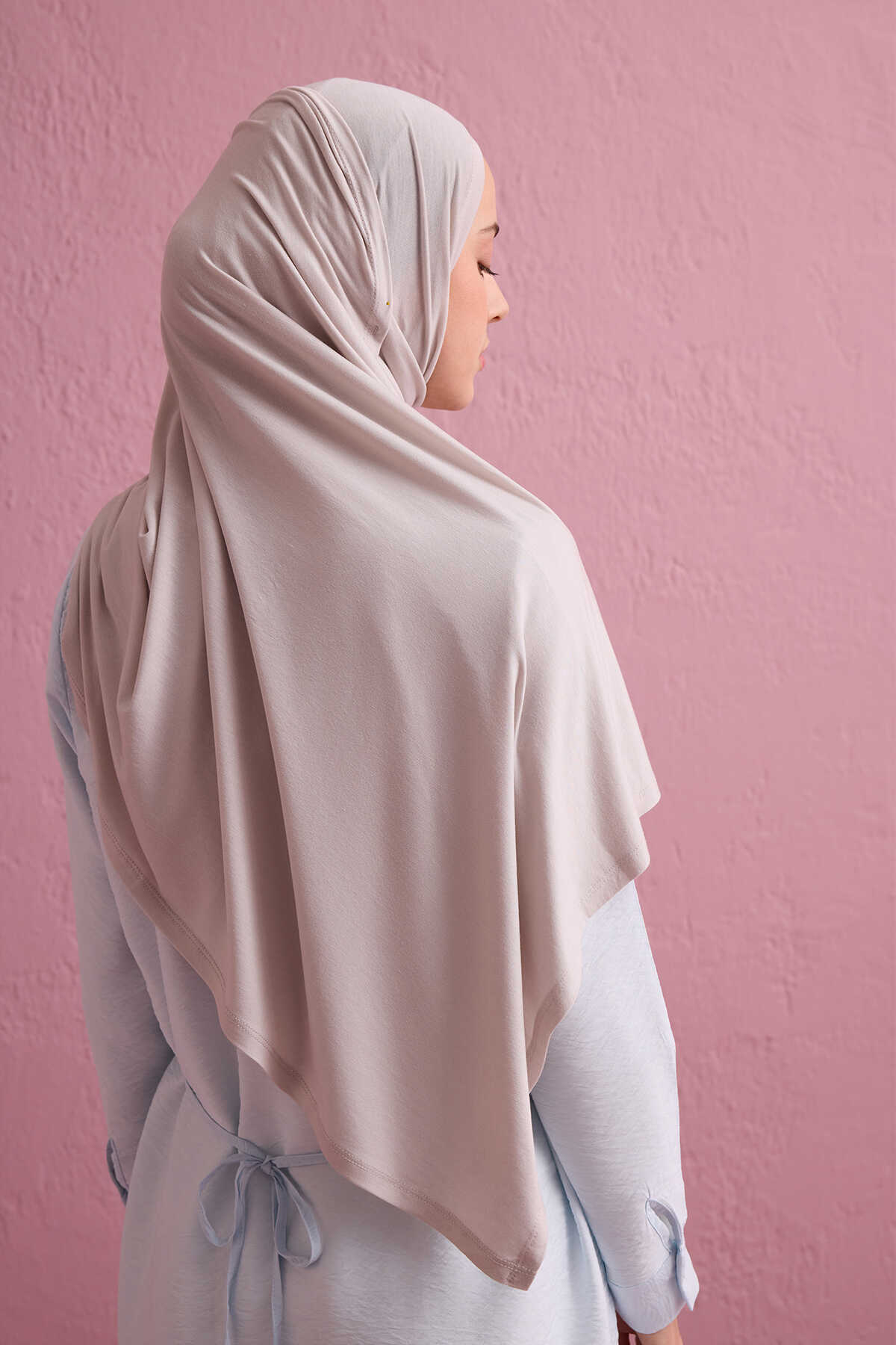 Nude Colorway Açık Taş Rengi Supreme Şal 70x180
