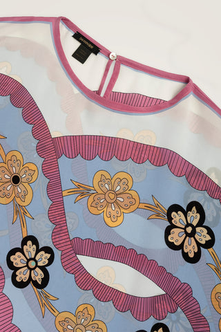 Örgü Beyaz Krep İpek Kaftan